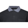 Tee-shirt polo noir-gris taille 2XL UNIVERSEL KW106730089056