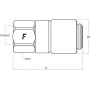 Adaptateur FASTER DF0418NPTF