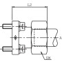 Adaptateur VOSS GFV18L40