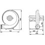 Ventilateur KONGSKILDE INDUSTRIES A-FS 121041000