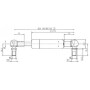 Vérin à gaz STABILUS CA903442