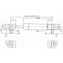 Vérin à gaz STABILUS CA656399