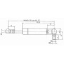 Vérin à gaz L499-170N STABILUS CA977861