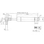 Vérin à gaz L500-180N STABILUS CA056189