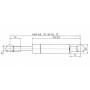 Vérin à gaz L505-230N STABILUS CA079499
