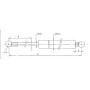 Vérin à gaz L520-200N STABILUS CA490768