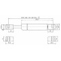 Vérin à gaz L520-200N STABILUS CA490768