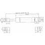 Vérin à gaz L600-250N STABILUS CA592269