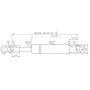 Vérin à gaz STABILUS CA752835