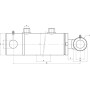 Vérin DE D45-70-700 série ST UNIVERSEL D4570700ST