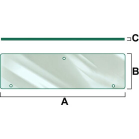 Vitre de porte VAPORMATIC VPM7176