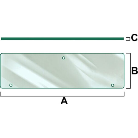 Vitre de porte VAPORMATIC VPM7176
