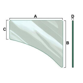 Vitre de porte VAPORMATIC VPM7157