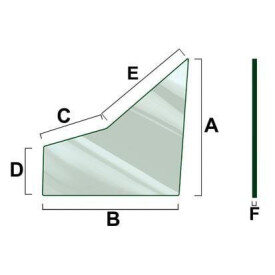 Vitre de porte VAPORMATIC VPM7126
