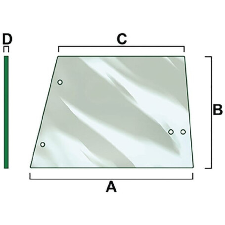 Vitre de cabine VAPORMATIC VPM7206