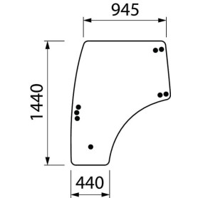 Vitre LANDINI 3679563M1