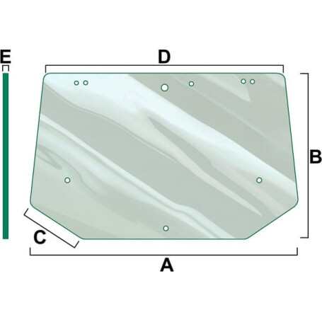 Vitre de cabine VAPORMATIC VPM7343