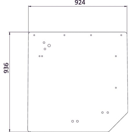 Vitre arrière UNIVERSEL 0011014930N