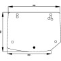 Vitre arrière CARRARO 6000106476N