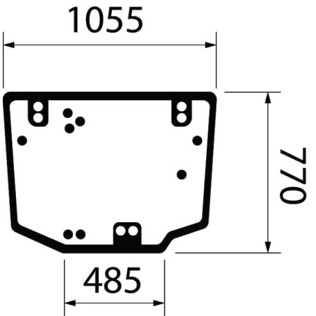 Vitre arrière CLAAS 0022353220