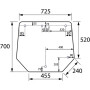 Vitre arrière MASSEY FERGUSON VA374757