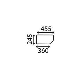 Vitre arrière UNIVERSEL D6874