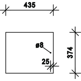 Vitre arrière UNIVERSEL F281507220011