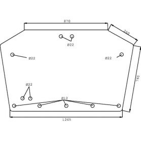 Lunette arrière UNIVERSEL D7546