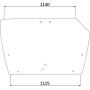 Vitre arrière UNIVERSEL 4429137N