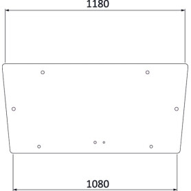 Vitre arrière UNIVERSEL D6908A