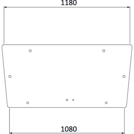 Vitre arrière UNIVERSEL D6908A