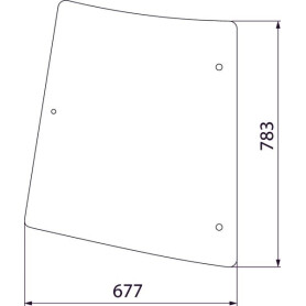 Vitre latérale UNIVERSEL D6941