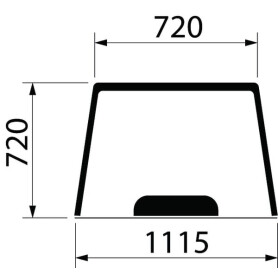 Vitre arrière UNIVERSEL 3556826M3