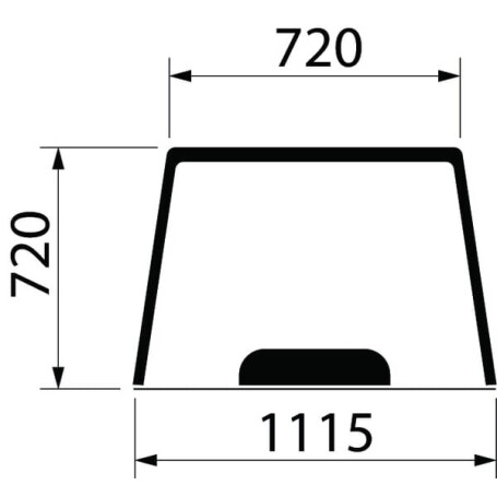 Vitre arrière UNIVERSEL 3556826M3