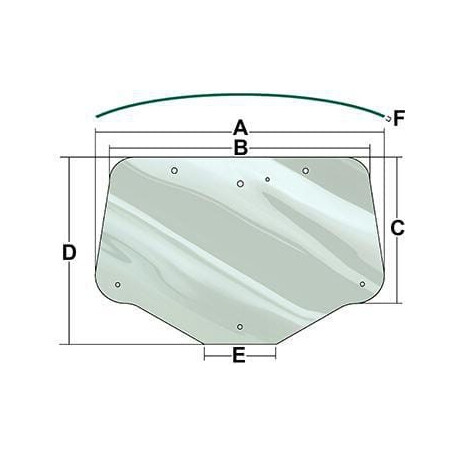 Vitre de cabine VAPORMATIC VPM7436