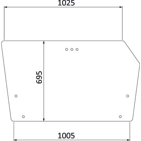 Vitre arrière UNIVERSEL 04352383N