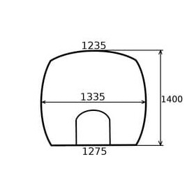 Vitre avant UNIVERSEL G931812041010N