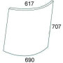 Vitre avant gauche supérieure UNIVERSEL R50755N