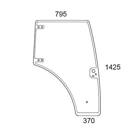 Vitre de cabine UNIVERSEL 84396432N