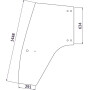 Vitre de porte UNIVERSEL D7127