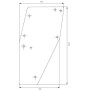 Vitre de porte UNIVERSEL D7745T