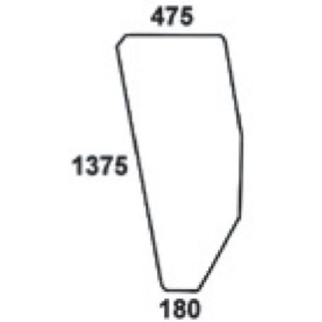 Vitre de porte UNIVERSEL D9007
