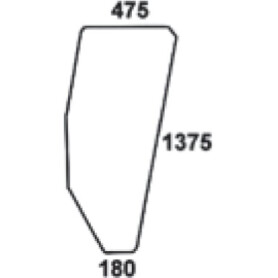 Vitre de porte UNIVERSEL D9006