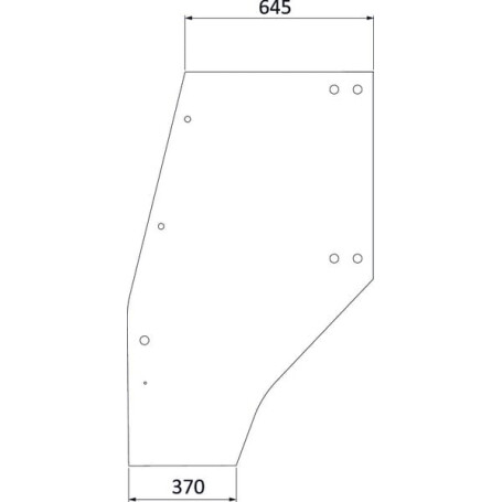Vitre de porte UNIVERSEL 04400343N