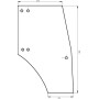 Vitre de porte UNIVERSEL 00097701040N