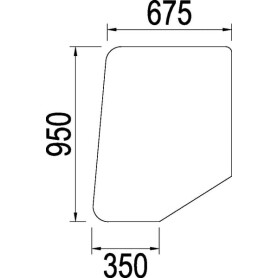 Vitre de porte CNH 3226352R1