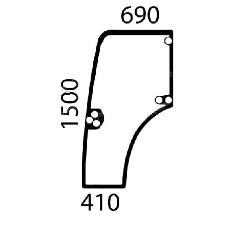 Vitre de porte UNIVERSEL 87301768N