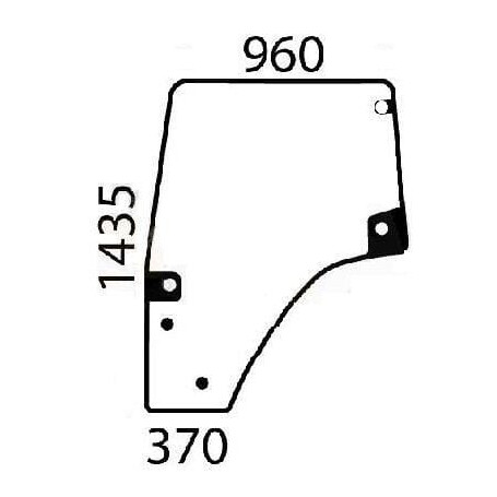 Vitre de porte UNIVERSEL 001687430N