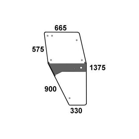 Vitre de porte complète UNIVERSEL 04347341N
