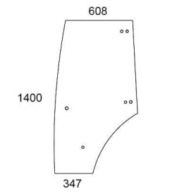 Vitre de porte complète UNIVERSEL 210812030040N